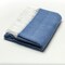 Edge Collections - 0.5" x 60" - Blue - Cozy Woven Herringbone Throw Blanket for a Timeless Touch - 1 Piece
